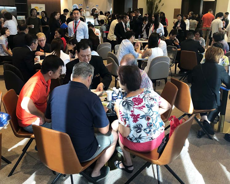 Thousands throng One Pearl Bank launch, including former residents keen to return