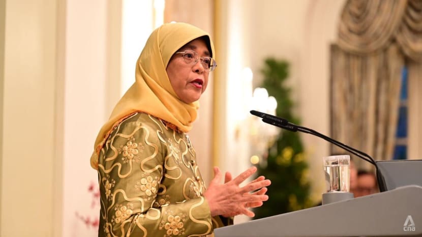 Former president Halimah Yacob files police report over deepfake video of her criticising the government Former president Halimah Yacob files police report over deepfake video of her criticising the government