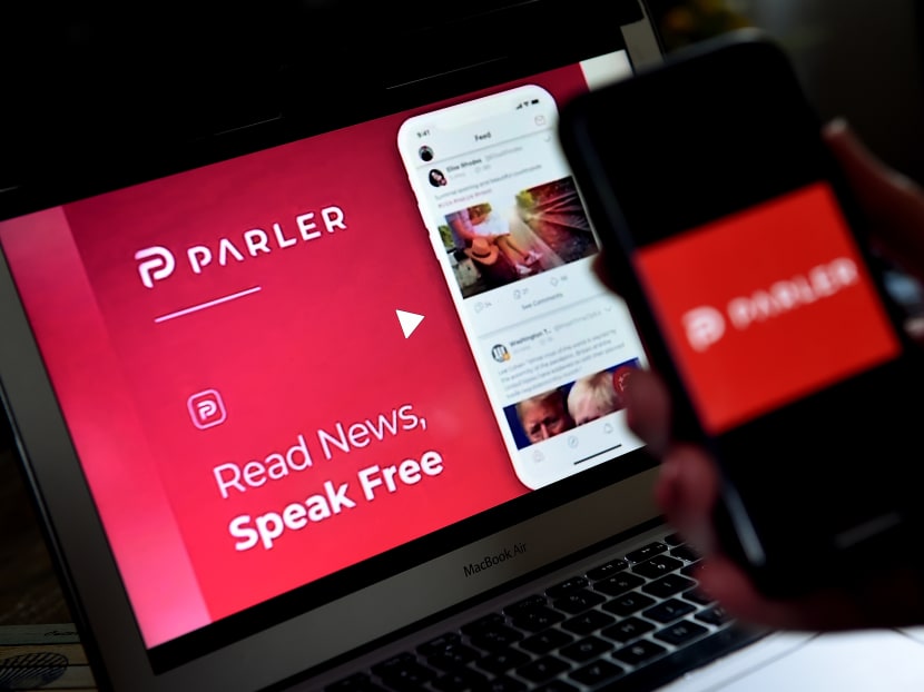 Parler alleged Amazon was violating antitrust laws and acting to help social rival Twitter, which also has banned US President Donald Trump for language that could incite violence.