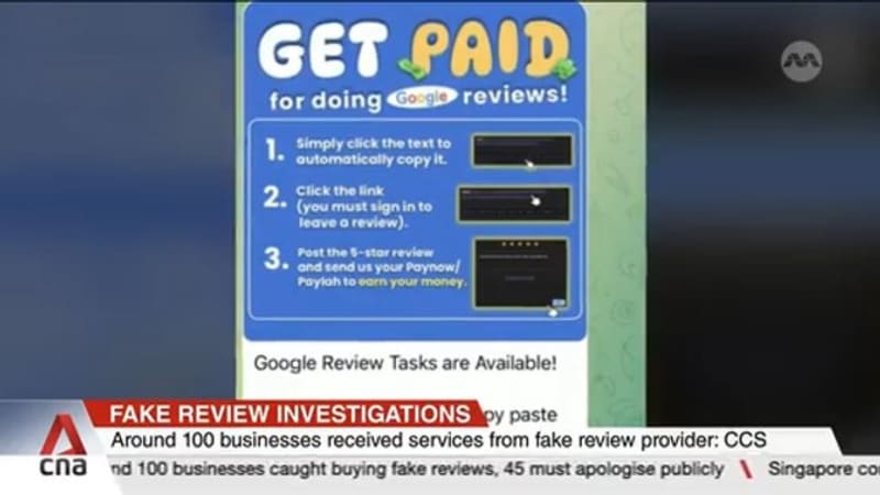 45 businesses, 1 fake review provider required to issue public apology 