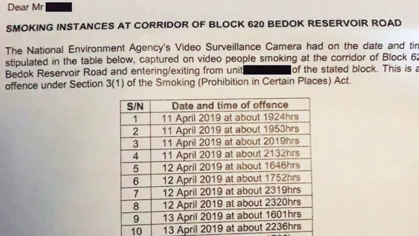 NEA investigating smoker who was caught red-handed on thermal camera at Bedok HDB common corridor