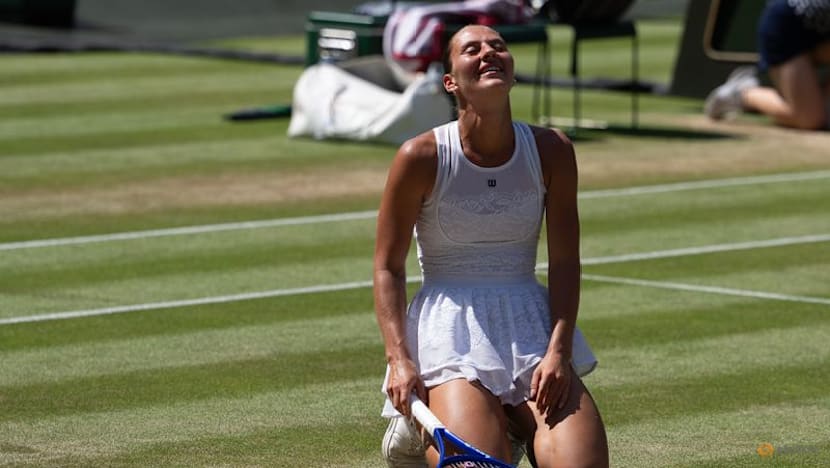 Wimbledon's revolving door of women's champions spins on with surprise last four
