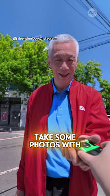 He also asked his followers for tips on taking good pictures.   #8dayssg #8dayssglocalent #leehsienloong #photography #tiktoksg 