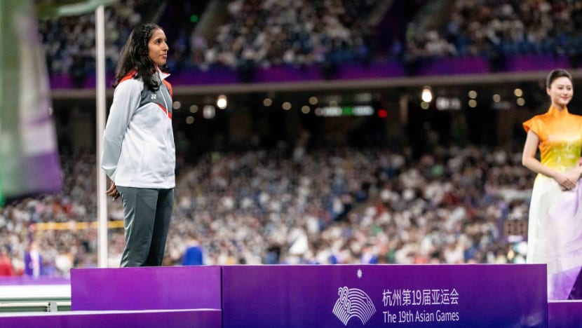 Standing atop the podium, Asian Games champion Shanti Pereira tells herself: I've arrived Standing atop the podium, Asian Games champion Shanti Pereira tells herself: I've arrived