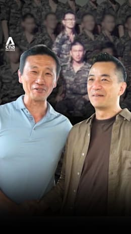 Minister Ong Ye Kung surprises his BMT buddy