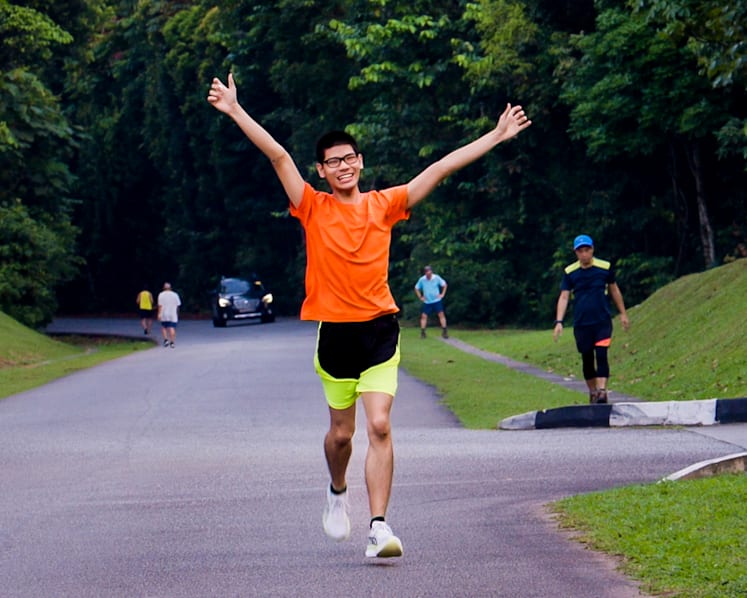 How a young runner with autism stayed the course to finish his first marathon in under 5 hours