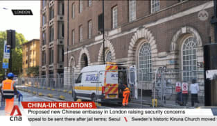 UK calls on China to respond to concerns about London "mega embassy" plan 