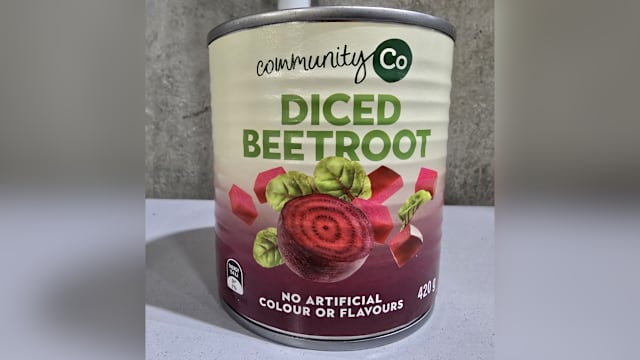 进口罐装甜菜根包装或含锈迹 食品局下令召回