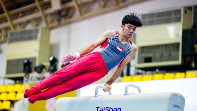 我国体操队今日收获一银一铜