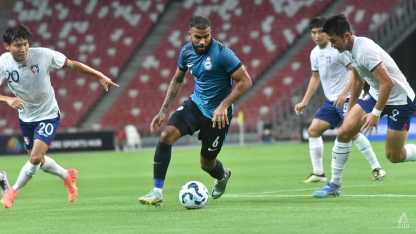 Singapore lose 3-2 to Chinese Taipei in football friendly Singapore lose 3-2 to Chinese Taipei in football friendly