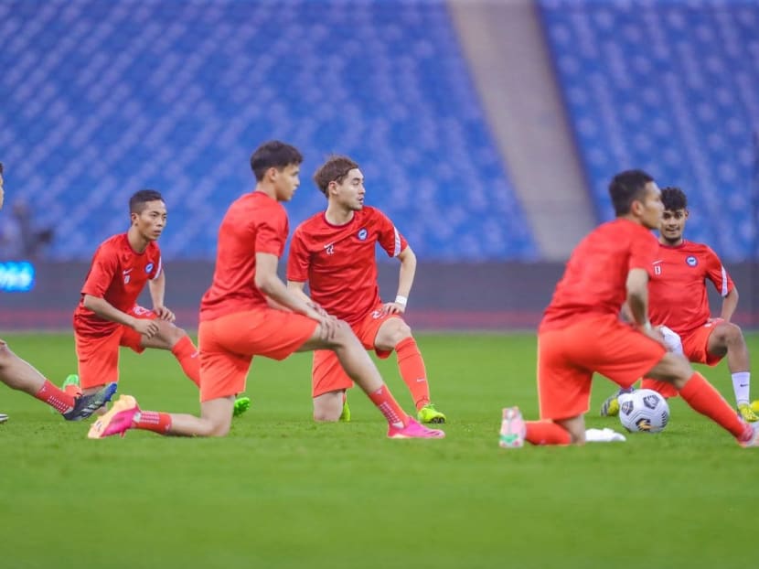 Monday’s result leaves Singapore in fourth place on seven points in Group D, behind third-placed Palestine on goal difference.