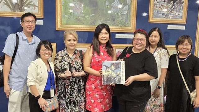  【社团活动预告】SMRT与更生美术研究会联合呈现国庆《百花争艳》壁画展导览
