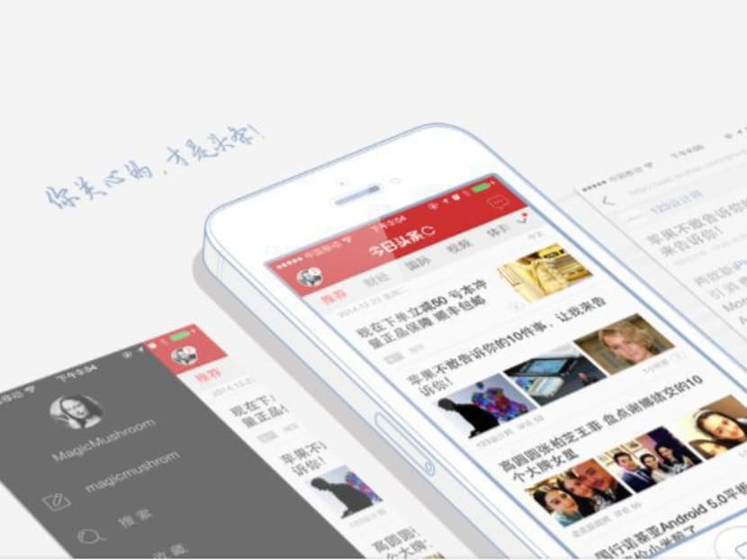 Screenshot taken from Jinri Toutiao website. Beijing Bytedance Technology -  the parent company of the app - is discovering the risks involved, under China’s censorship regime, in giving the people exactly what they want. Photo: Screenshot from Jinri Toutiao website