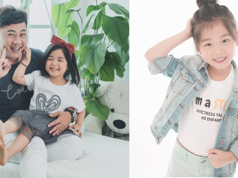 He says his daughter likes to perform and is also very vain for her age. He says his daughter likes to perform and is also very vain for her age.