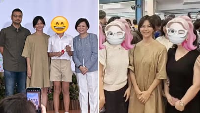 Stefanie Sun Attends 12-Yr-Old Son's Primary School Graduation, Excited Parents Turn Into Starstruck Fans