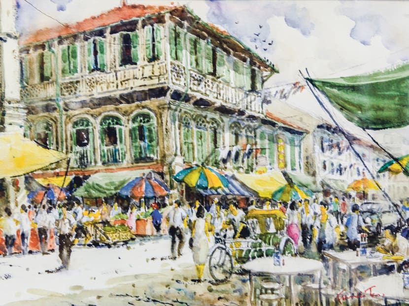 Singapore Watercolour artist Francis Tan stages his first solo exhibition