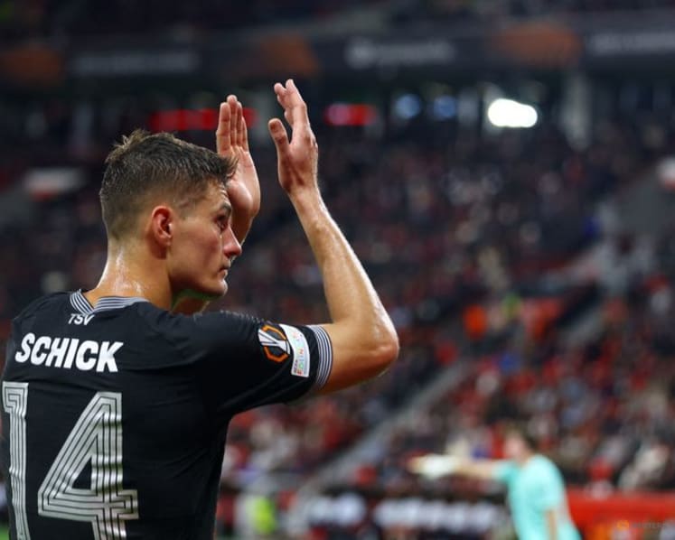Schick on target again as Leverkusen beat Leipzig in Bundesliga
