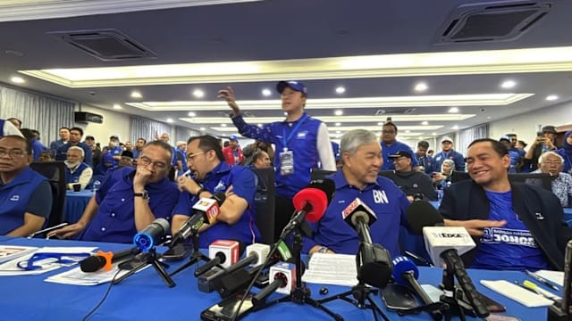 国阵宣布赢逾40席 三分二优势续掌柔佛