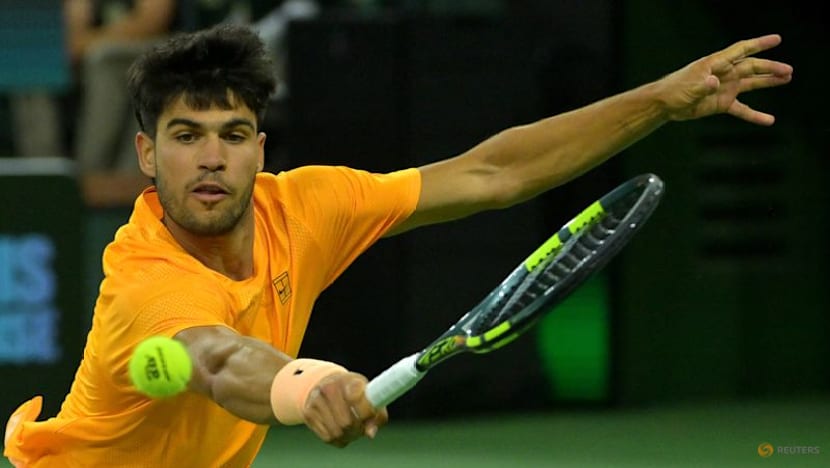 Alcaraz sets up Medvedev Indian Wells semi-final, Sabalenka and Rybakina advance