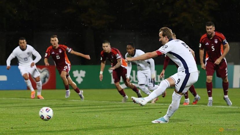 England thrash Latvia 5-0 to qualify for World Cup finals