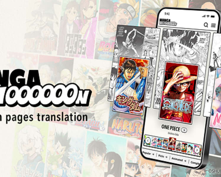 Shueisha Makes Global Push With MANGA MILLION, A Manga Platform Available in 100 Languages