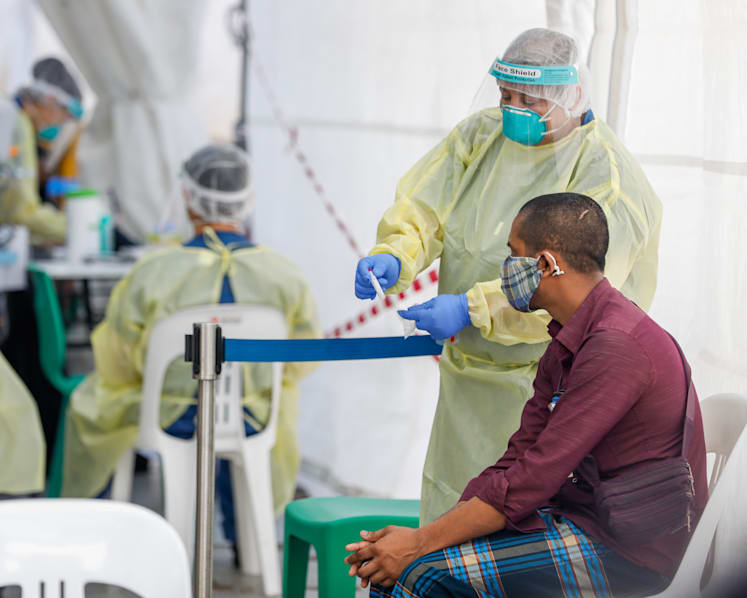 COVID-19 cases detected again in cleared migrant worker dorms, about 7,000 quarantined due to new infections