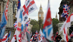 UK police detail arrests after far-right rally and counter demo