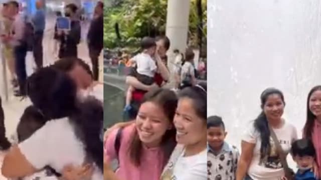 女佣六年未见儿女 本地雇主特意安排一场惊喜团圆 