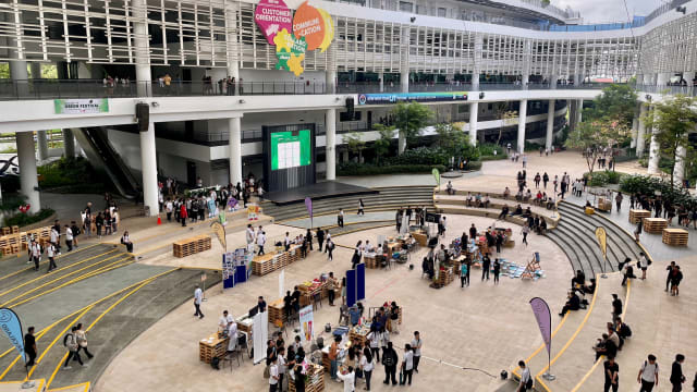 首届“绿续节”提高学生环境保护意识 可持续发展实践能力