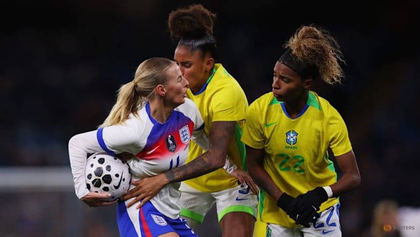 England women lose to Brazil in first match since Euro triumph