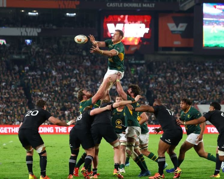 Springboks make two late changes for second test against New Zealand