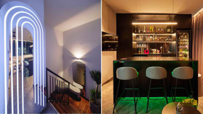 After A $130k Reno & Major Layout Changes, This Apartment’s Master Bedroom Has Been Turned Into A Home Bar