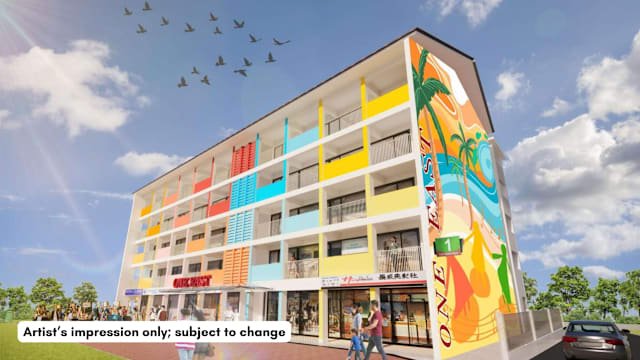 东海岸路第1座组屋 未来改造成全新社区空间