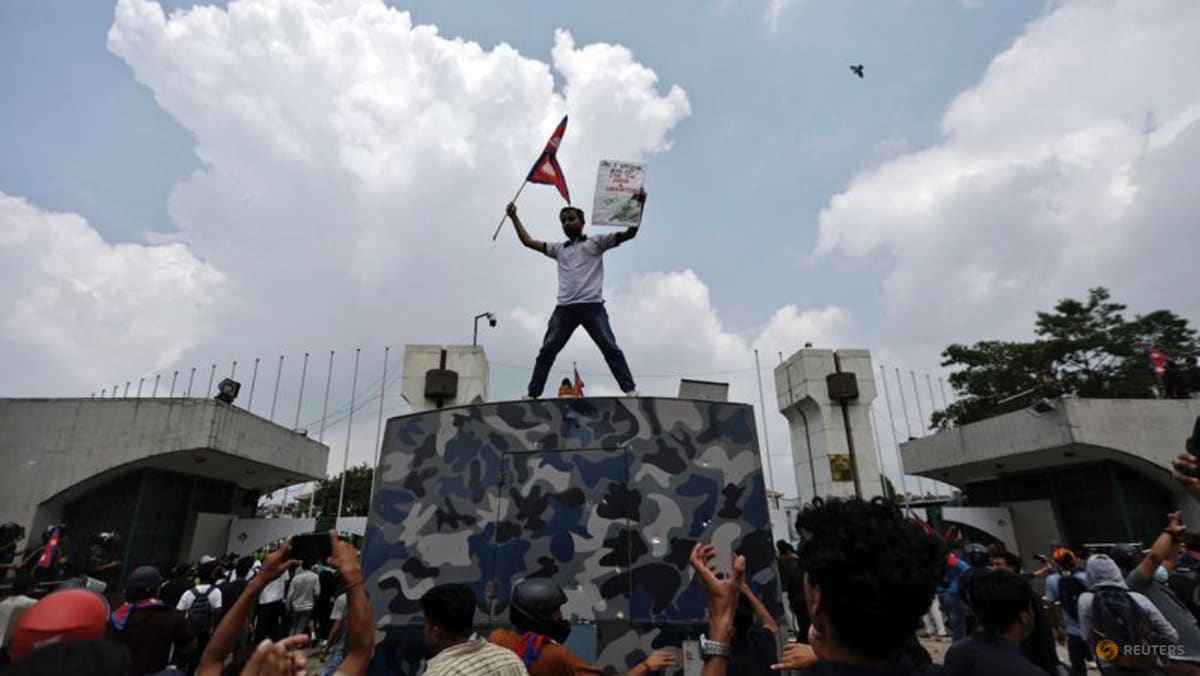 Nepali police fire tear gas and rubber bullets at protesters outside parliament