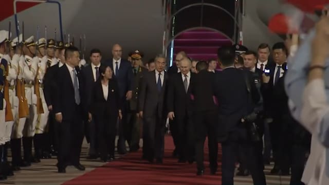 俄罗斯总统普京抵达北京 对中国进行国事访问