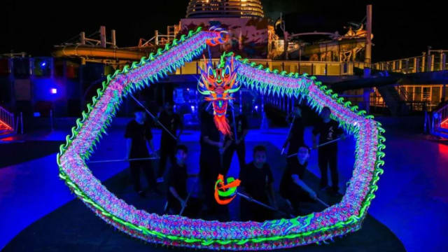 年度海上舞狮争霸赛月底举行  新增舞龙比赛成今年亮点