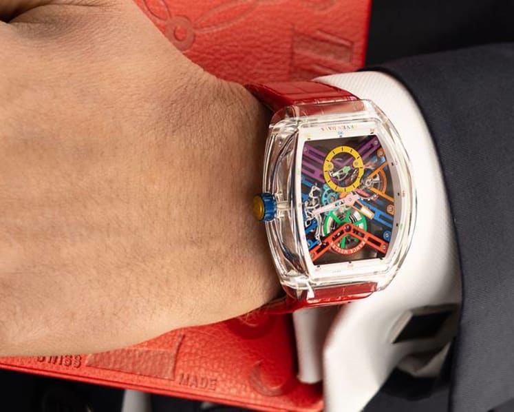 Somewhere over the rainbow, watchmakers want to add colour to your life