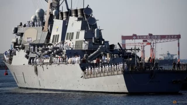 美军米利厄斯号在南中国海附近执行任务