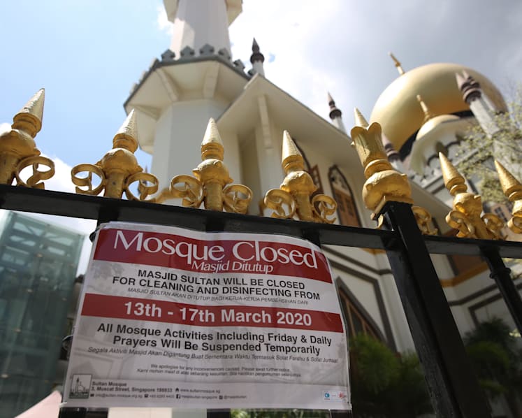Friday prayers suspended for second consecutive week, as Muis extends mosque closures till March 26