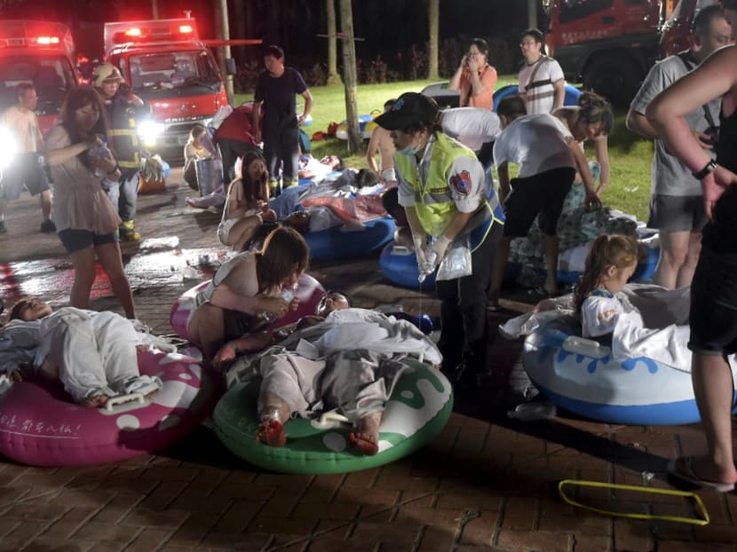 More than 500 injured as fire hits Taiwan water park party More than 500 injured as fire hits Taiwan water park party