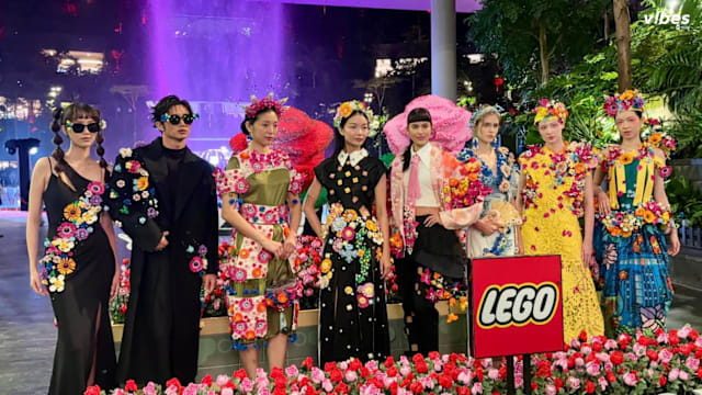 星耀樟宜化身巨型LEGO花园，森林谷首办花卉时装秀！