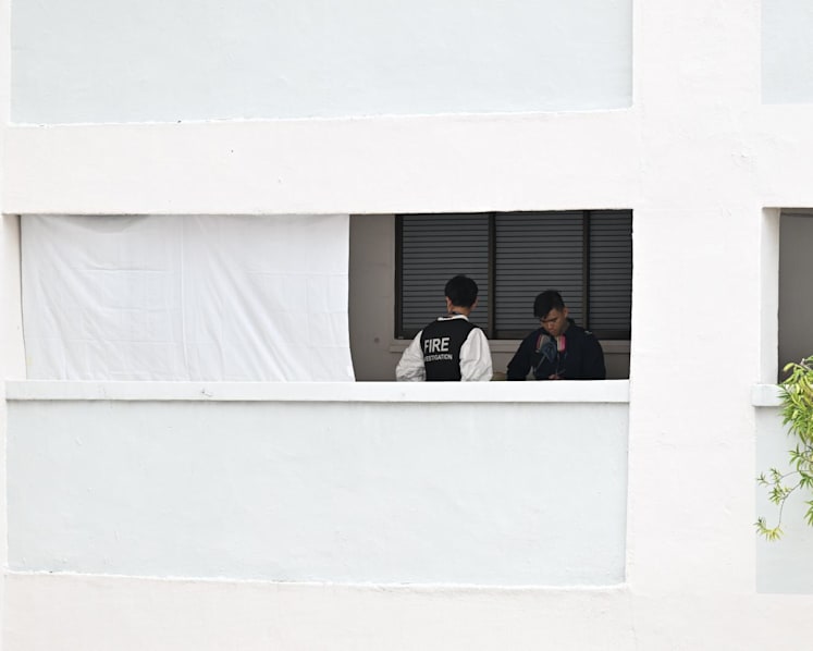 Man dies after fire outside Potong Pasir flat, family 'can't accept he's gone' 