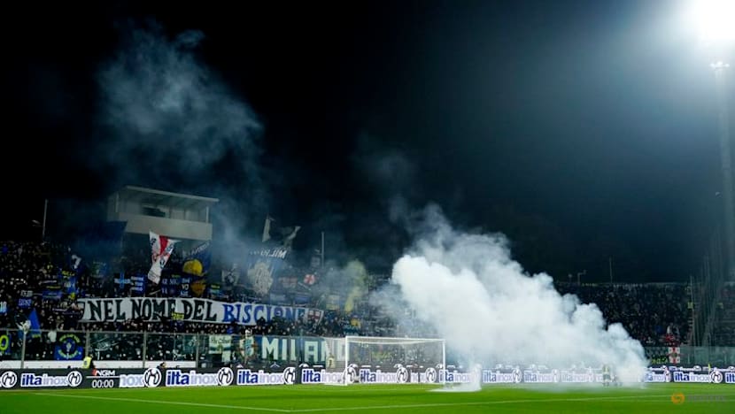 Inter fans get travel ban for flare thrown at Cremonese keeper