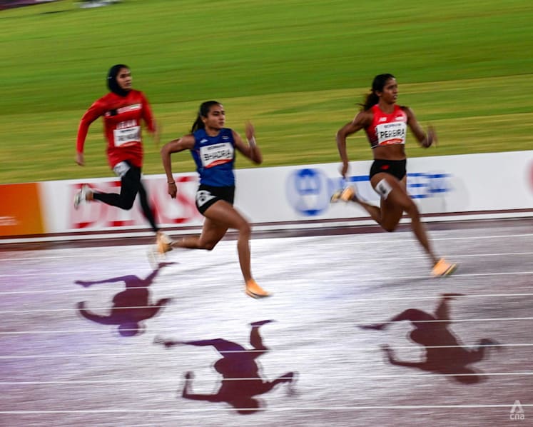 Defending champion Shanti Pereira tops heats, advances to Asian Games 200m finals