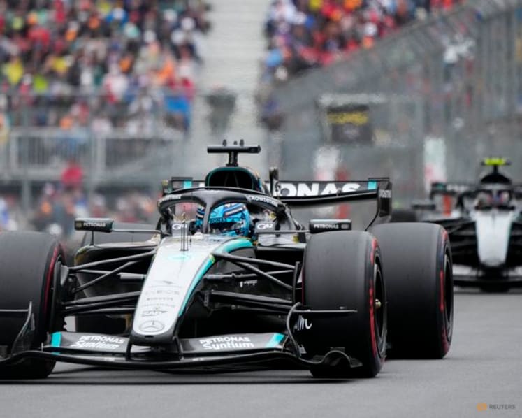 Russell out of Canadian Grand Prix with engine failure