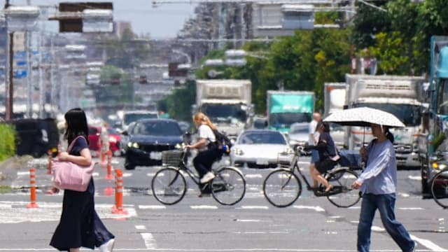 日本热浪来袭170地达“猛暑日” 两名年长者中暑身亡