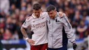 Arsenal's White ruled out for rest of season with knee injury