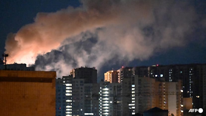 Russia strikes Ukraine capital with missiles and drones, wounds five Russia strikes Ukraine capital with missiles and drones, wounds five
