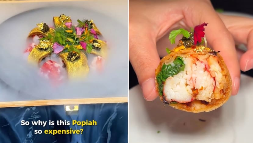Popiah Chain Now Selling S$873 ‘Most Expensive’ Popiah Topped With Caviar & 24K Gold Leaf