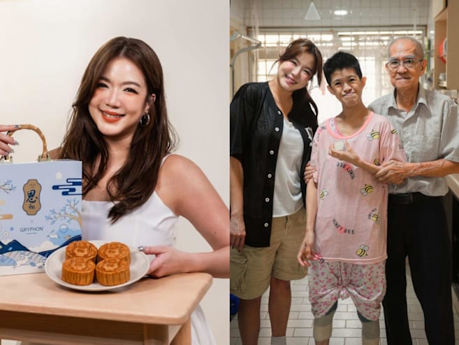 Rui En launches collagen-infused mooncakes, proceeds to go to elderly widower with daughter with special needs